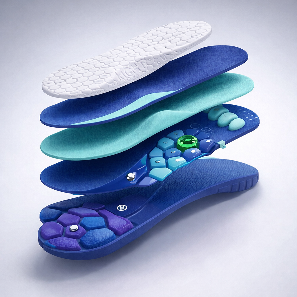 Estructura multicapa de ComfortWalk